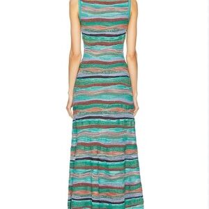 Ulla Johnson Multicolor Striped Maxi Dress